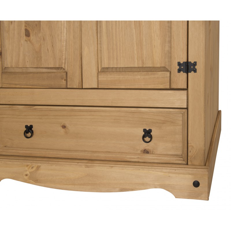 Corona 2 Door 1 Drawer Wardrobe